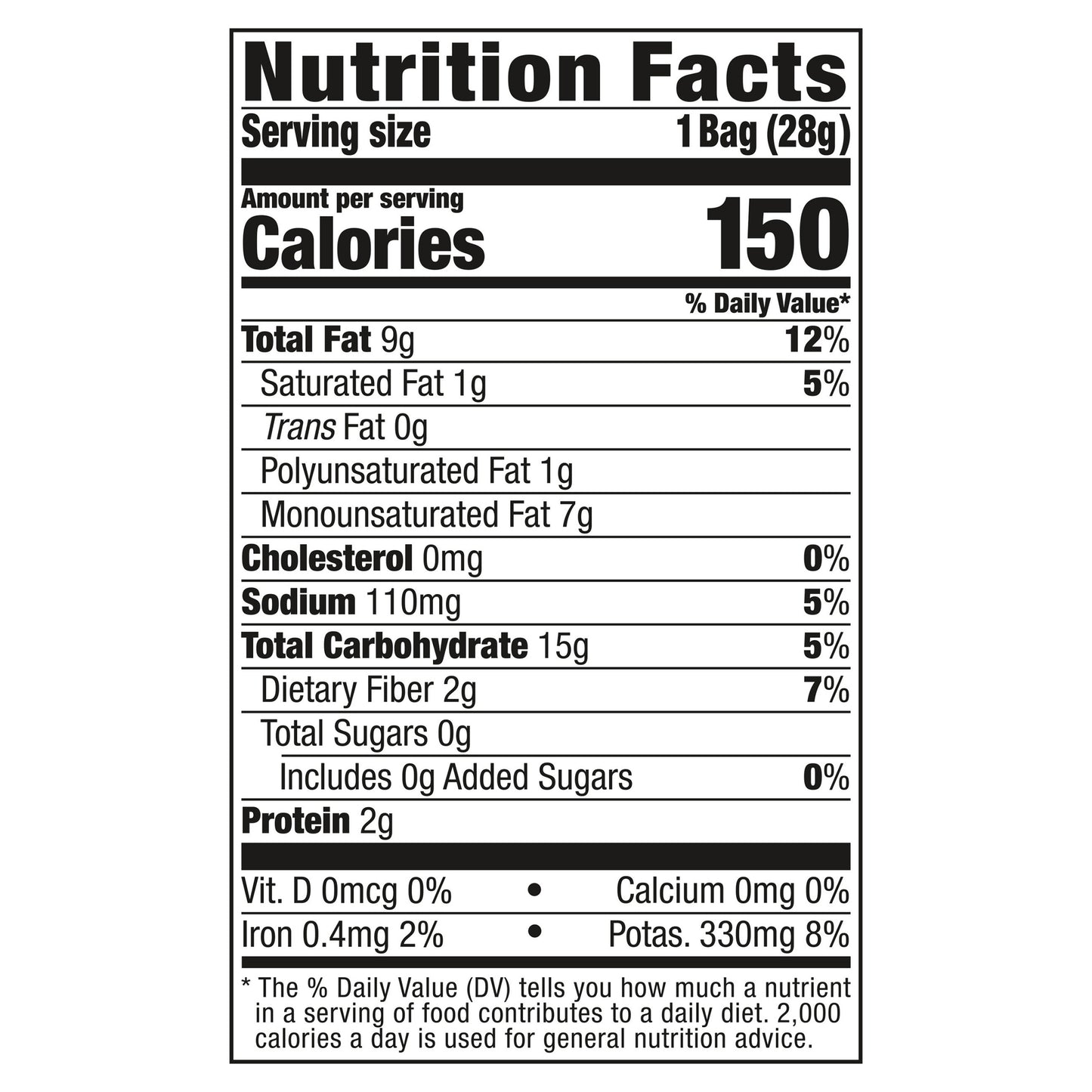 Kettle Brand Sea Salt Potato Chips 1 oz