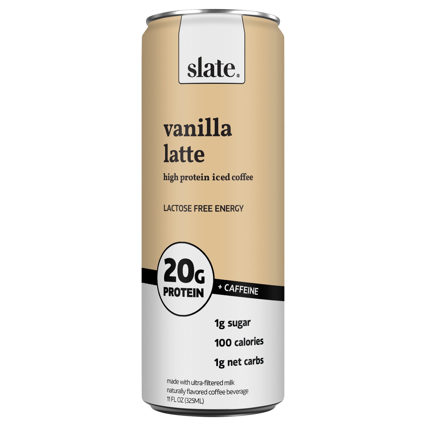 Slate Vanilla Latte High Protein Iced Coffee 11oz