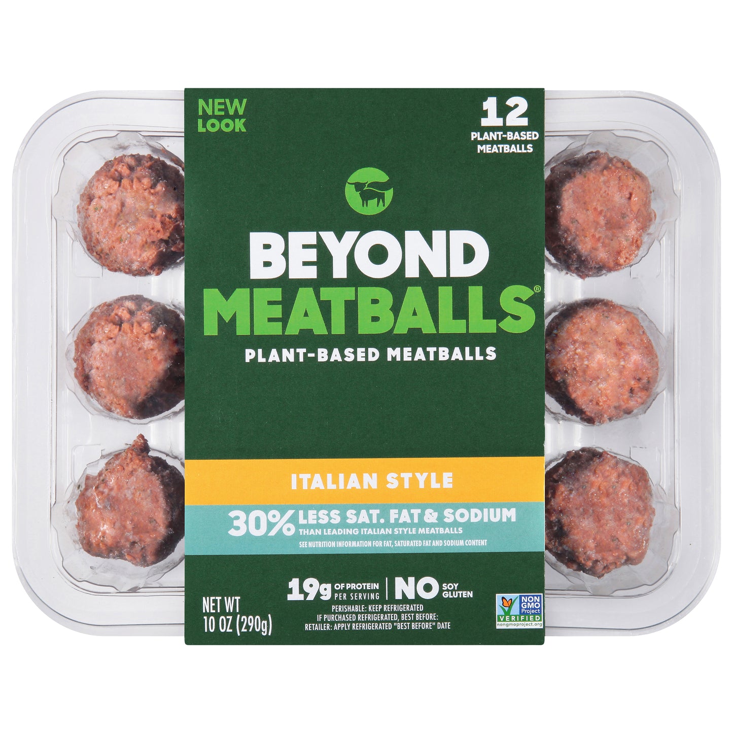 Beyond Meatballs Plant-Based Italian Style Meatballs 12 ea