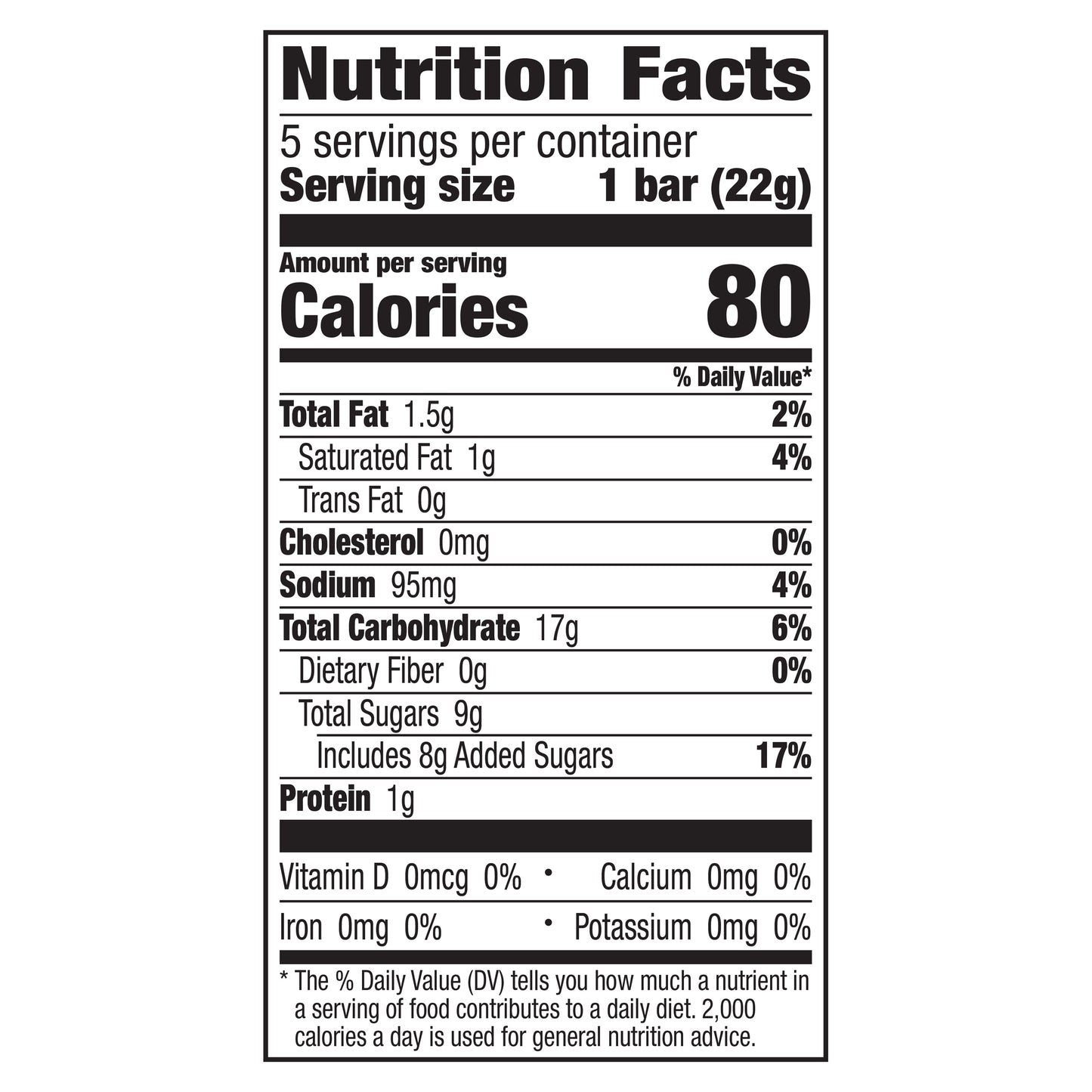 Annie's Organic Original Crispy Snack Bars, Gluten Free, 3.9 oz, 5 ct.