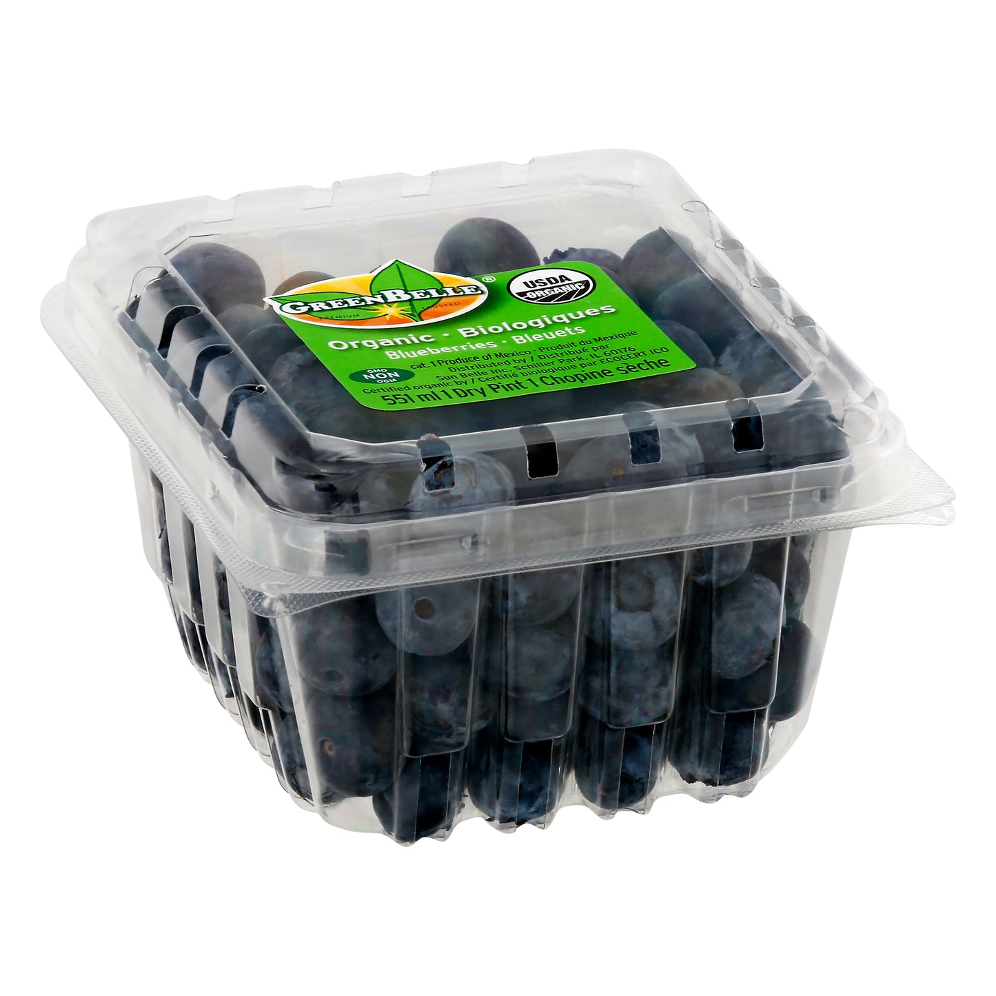 GreenBelle Organic Blueberries 551 ml
