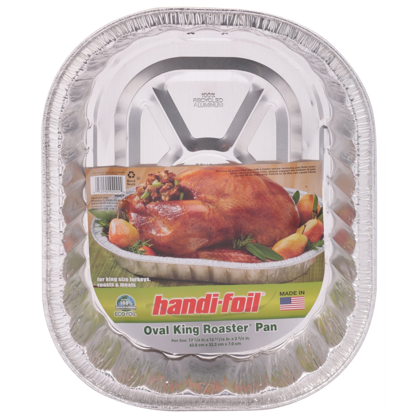 Handi-Foil Oval King Roaster Pan 1 ea