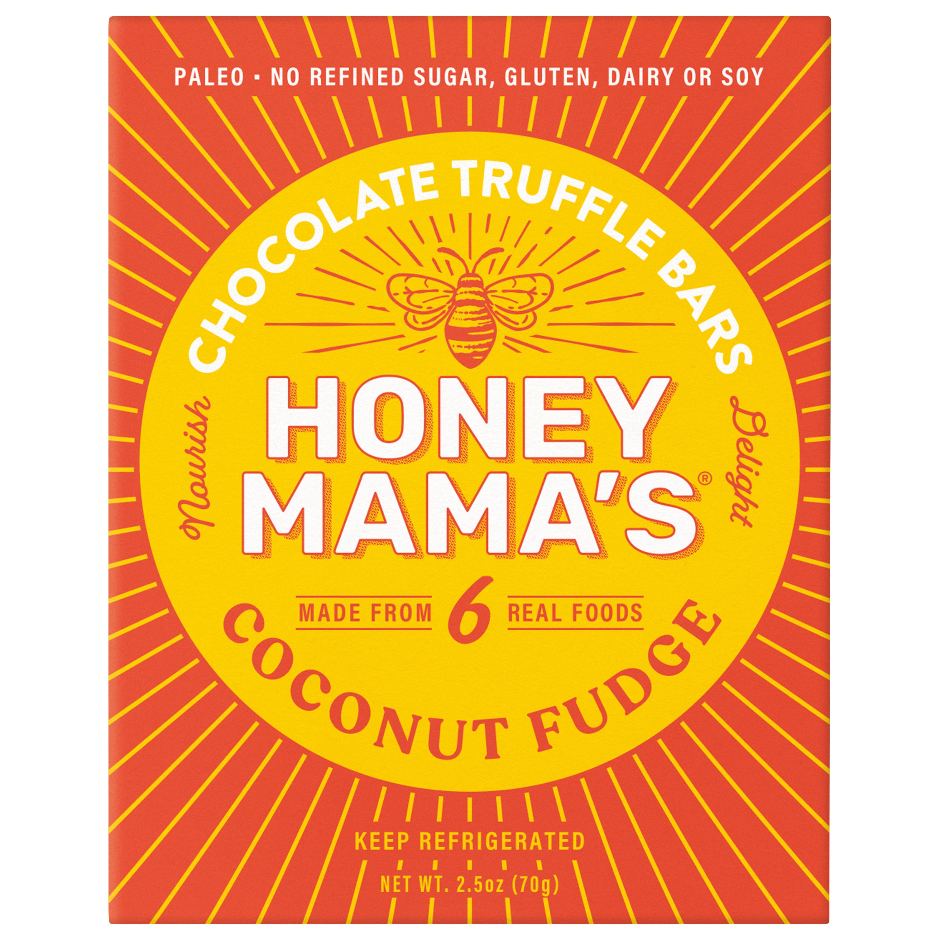 mama3177ページ Honey Mama's Coconut Fudge Chocolate Truffle Bar 2.5 oz – Mill