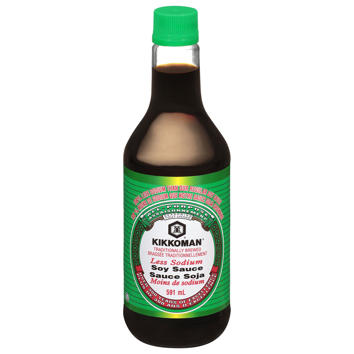 Kikkoman Less Sodium Soy Sauce 591 ml