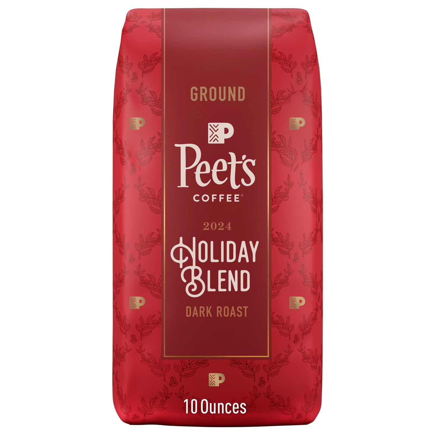 Peet's Coffee, Holiday Blend Dark Roast Ground Coffee - 10oz Bags