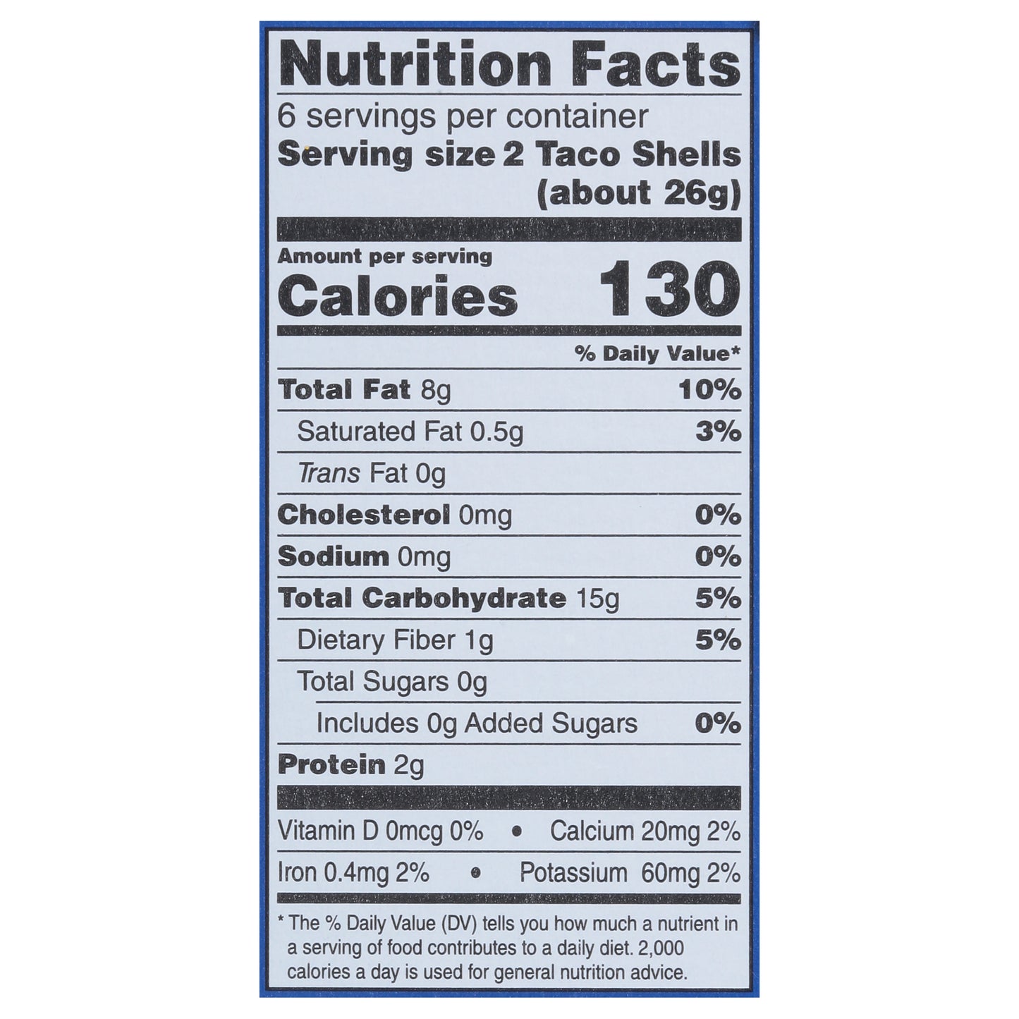 Garden of Eatin' Blue Corn Taco Shells 12 ea