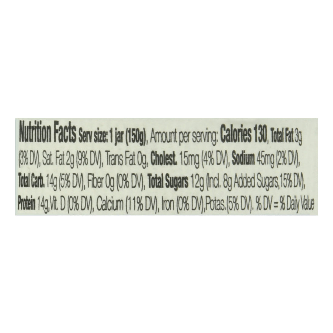 Nounos Strained Greek Peach Passionfruit Yogurt 5.3 oz