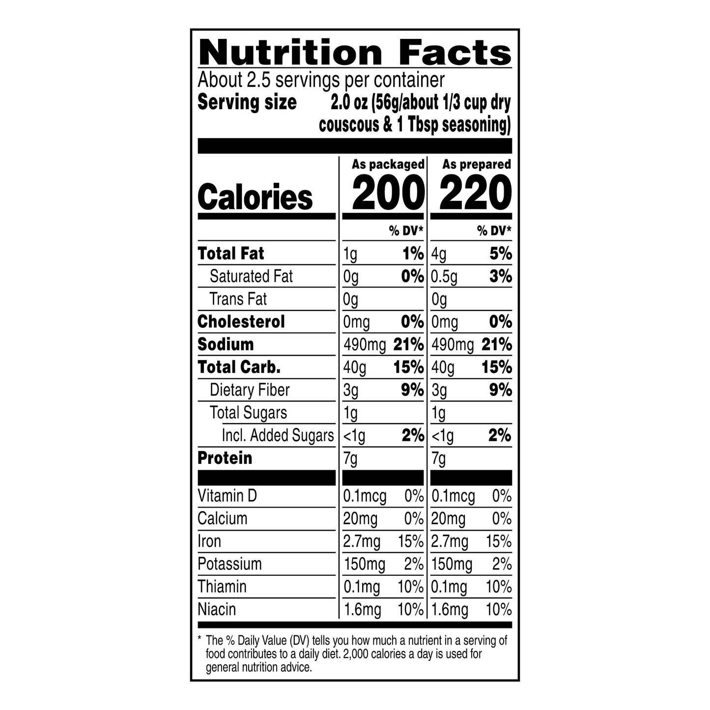 Near East Mediterranean Curry Couscous Mix 5.7 oz