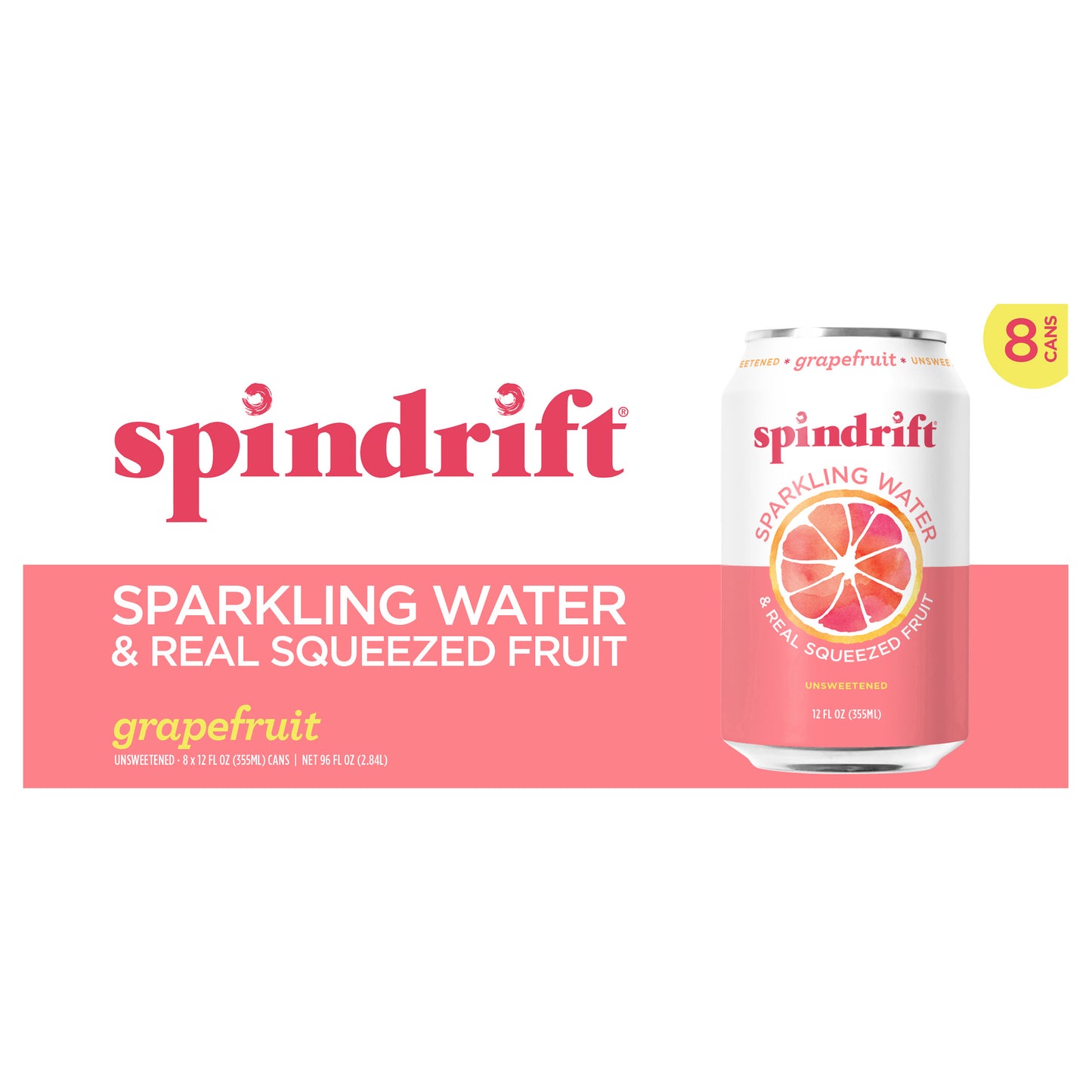 12 oz. Grapefruit Sparkling Water 8pk