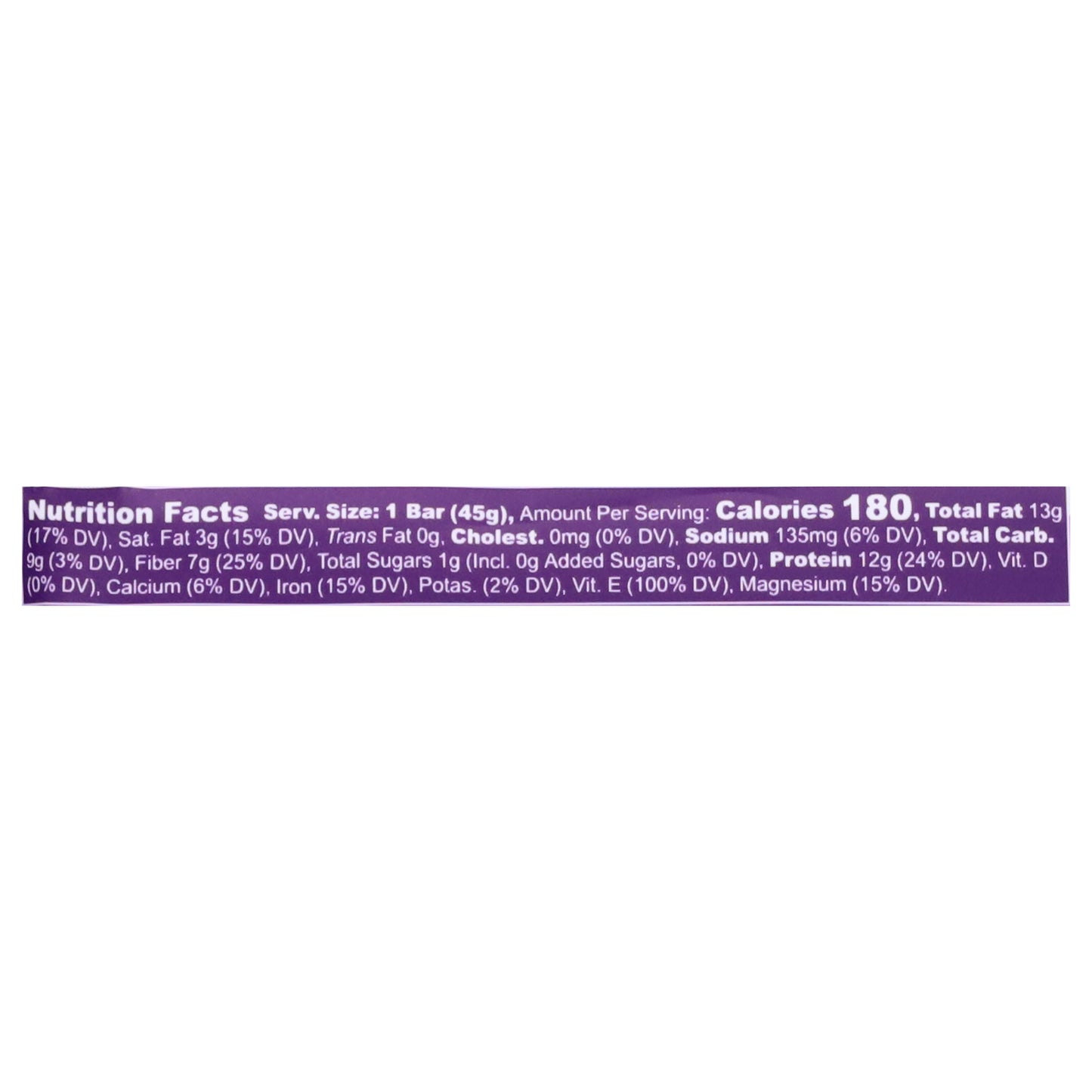 IQBar Zero Sugar Almond Butter Chip Bar 1.6 oz