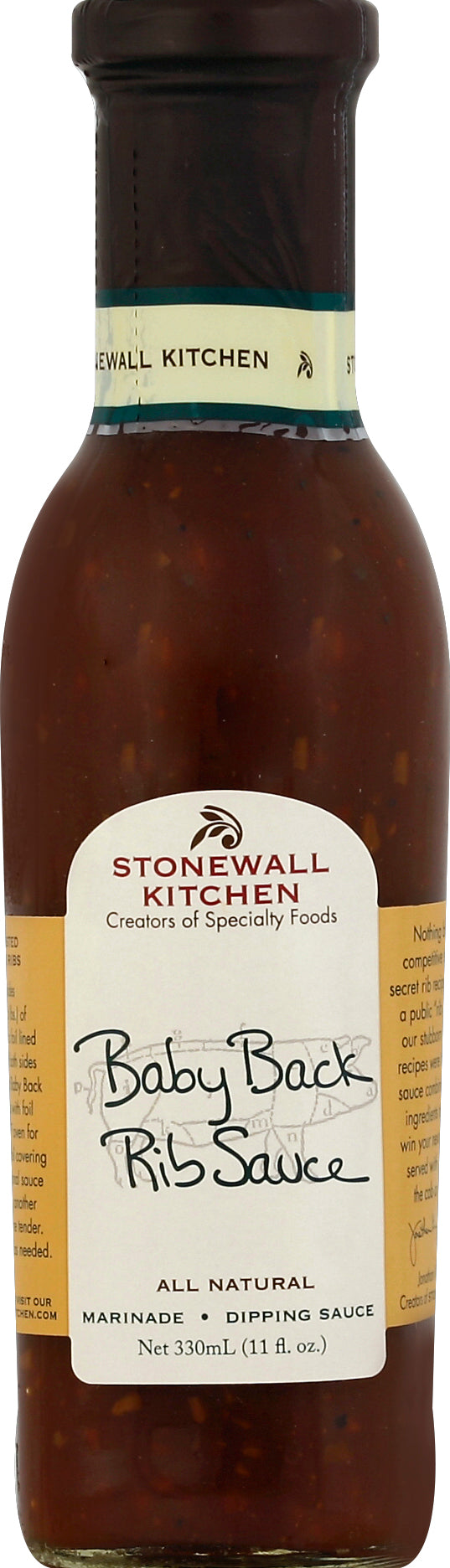 Stonewall Kitchen Baby Back Rib Sauce 11 oz