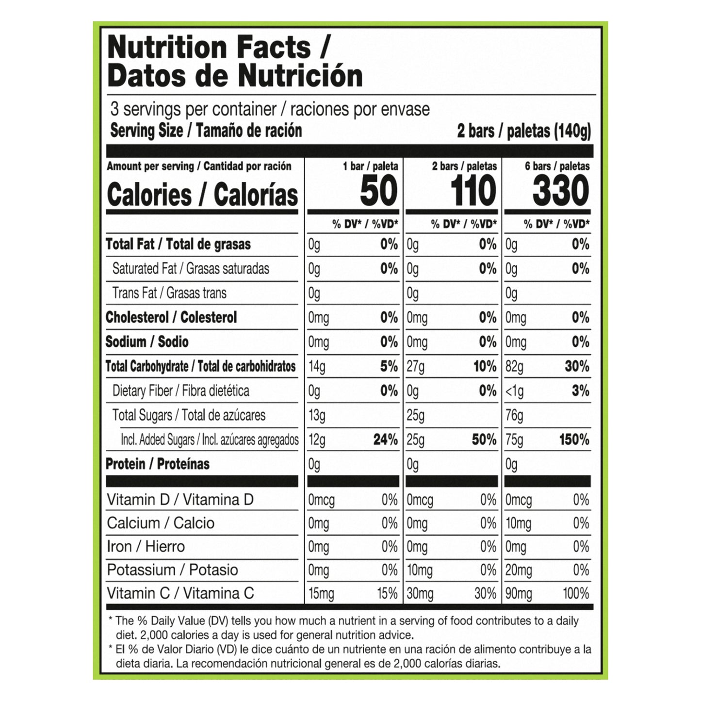 Outshine® Lime Fruit Bars