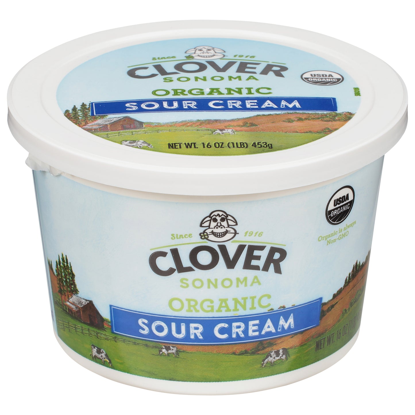 Clover Sonoma Organic Sour Cream 16 oz