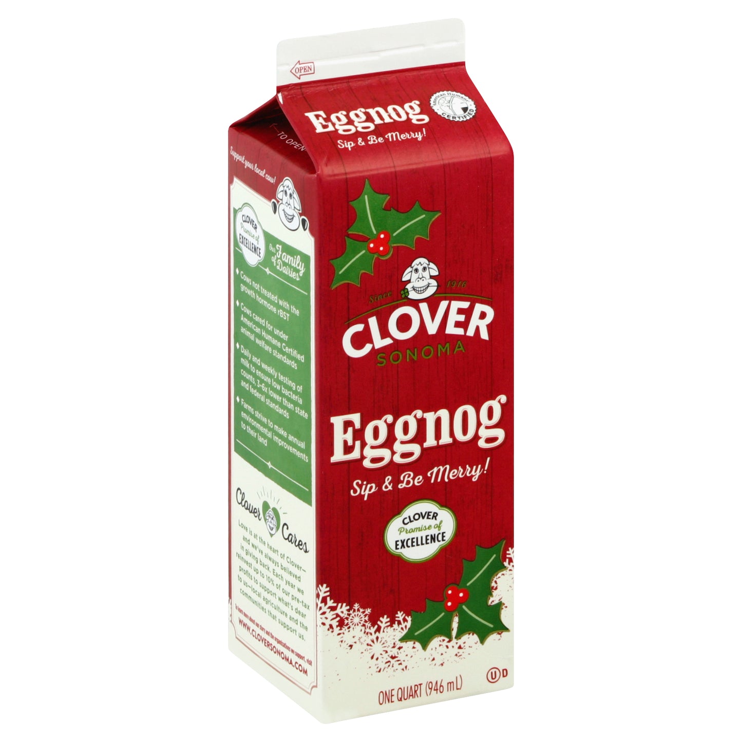 Clover Eggnog 1 qt