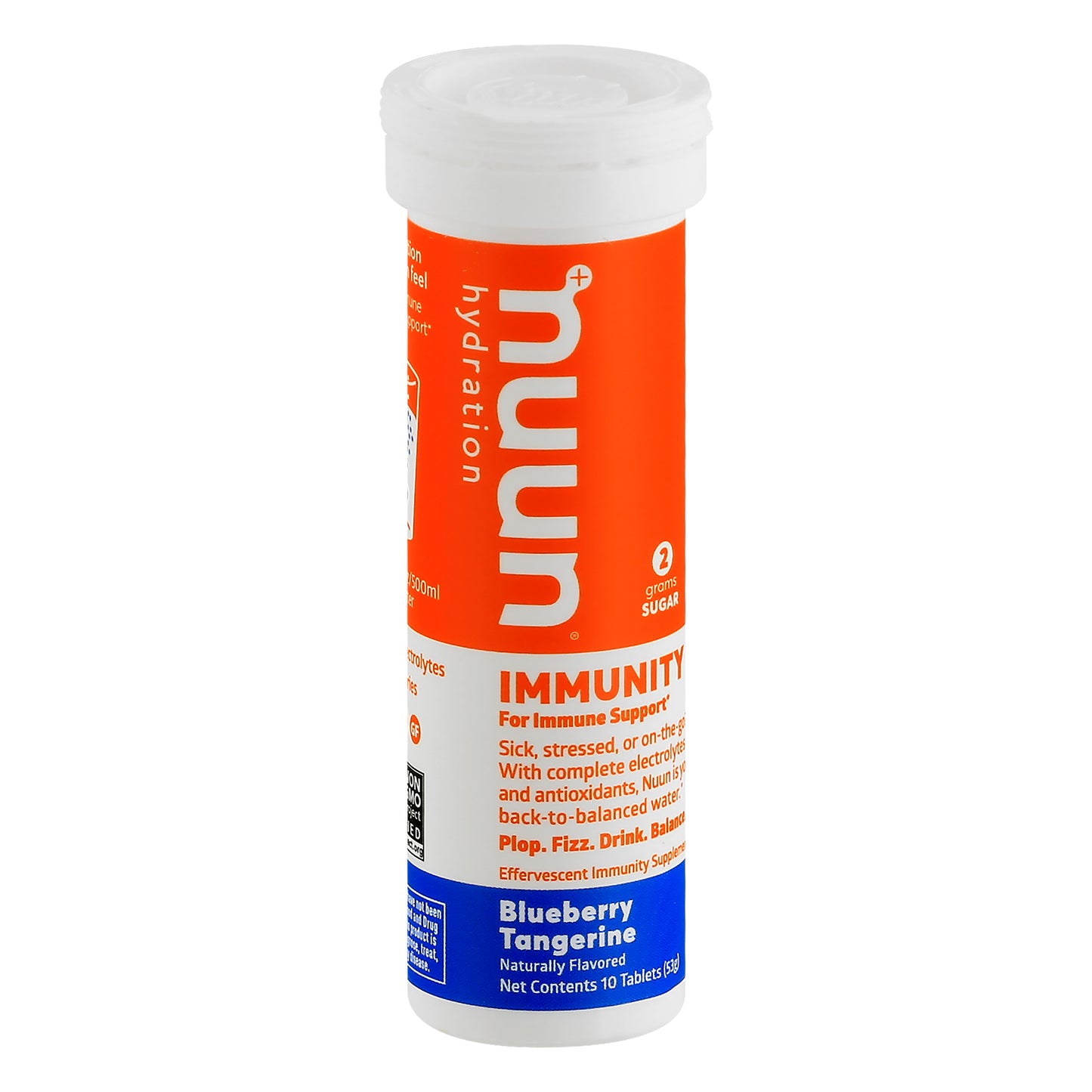 Nuun Hydration Tablets Blueberry Tangerine Immunity 10 ea