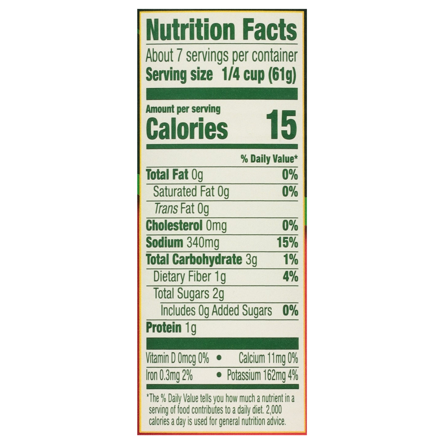 Del Monte Tomato Sauce 15 oz