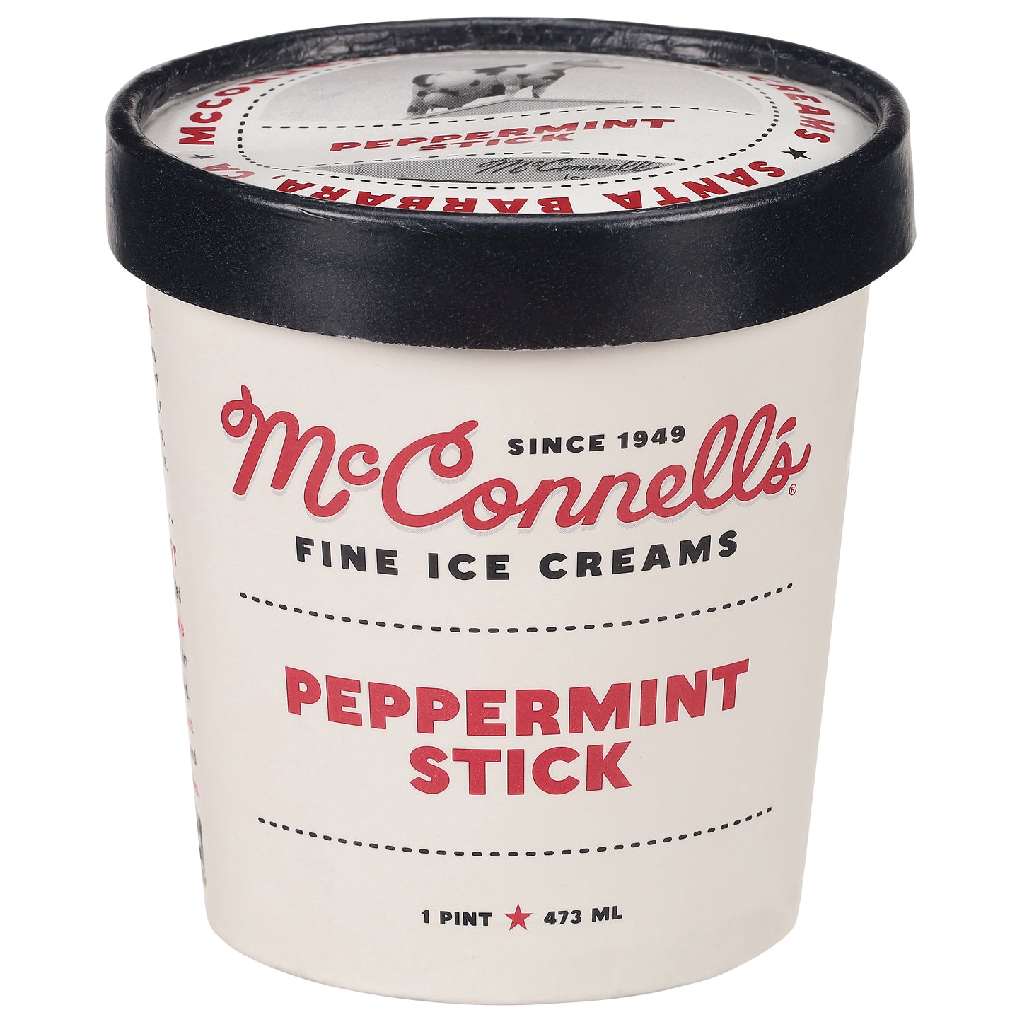 McConnell's Fine Ice Creams Peppermint Stick Ice Cream 1 pt