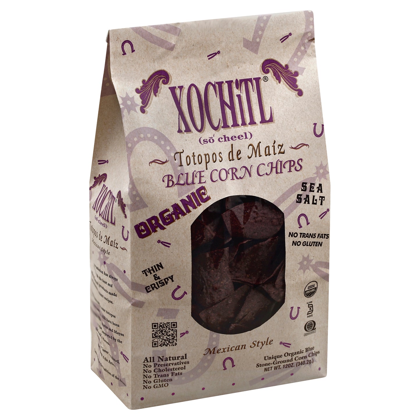 Xochitl Corn Chips 12 oz - Blue