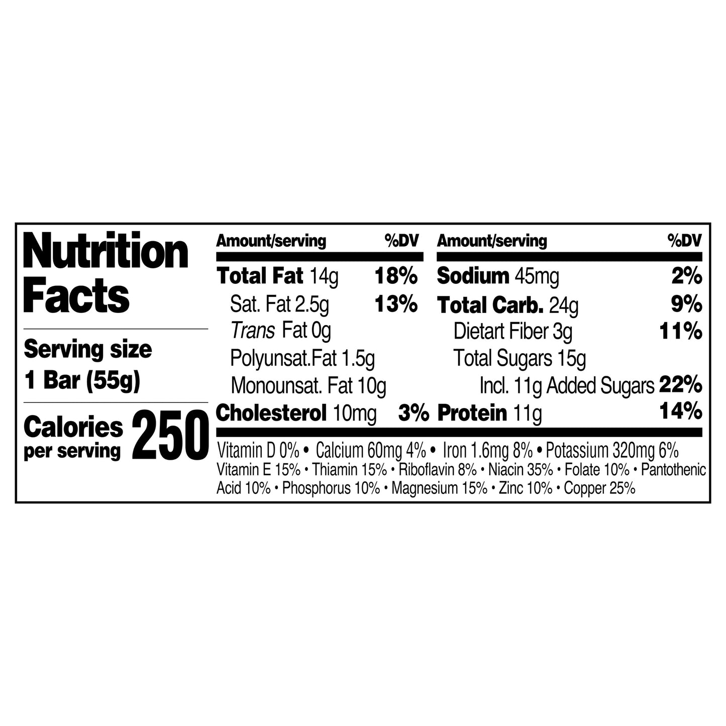 Perfect Bar Choco Crisp Gluten-Free Dark Chocolate Nut Butter Protein Bar, Kosher, 1.94 oz