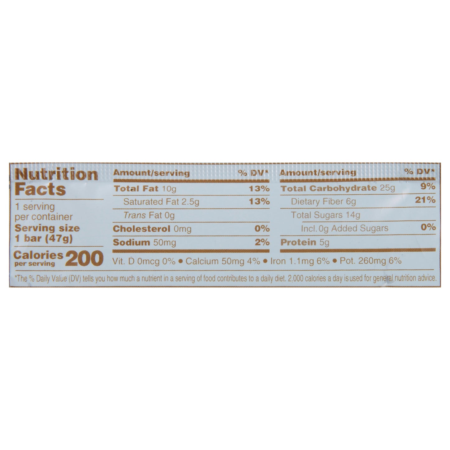 Jonesbar Organic Chocolate Peanut Butter Bar 1.7 oz