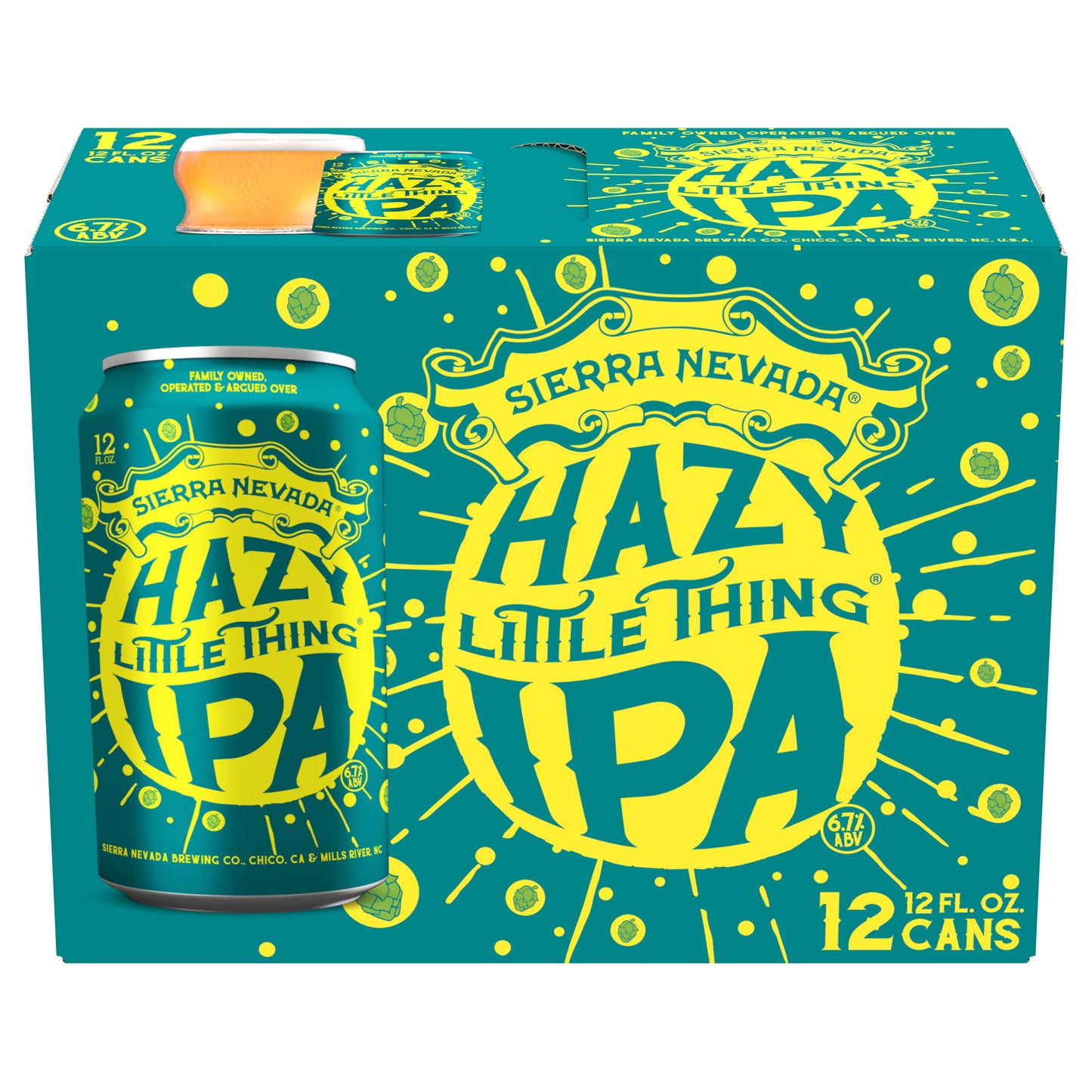 Sierra Nevada Hazy Little Thing IPA Craft Beer 12 Pack (12oz Cans