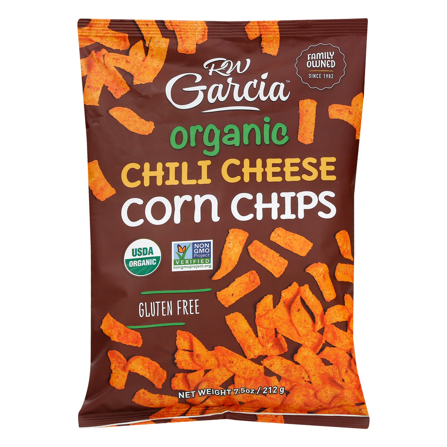 RW Garcia Organic Chili Cheese Corn Chips 7.5 oz
