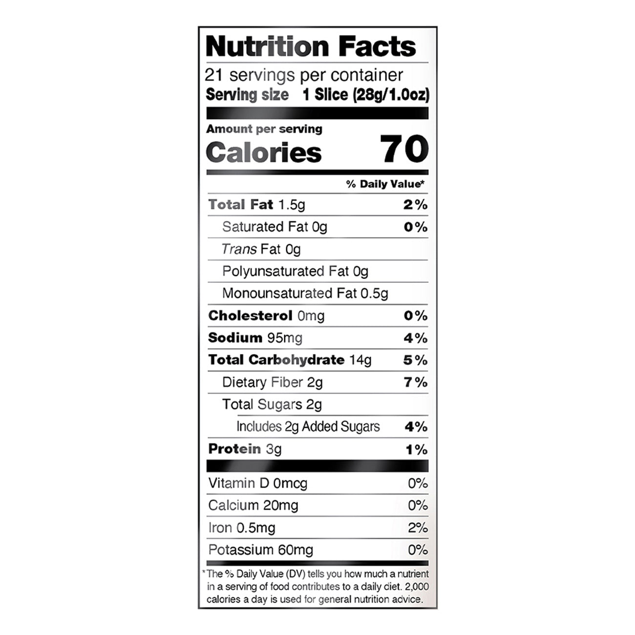 Dave's Killer Bread White Bread Done Right Thin-Sliced, Organic White Bread, 20.5 oz Loaf
