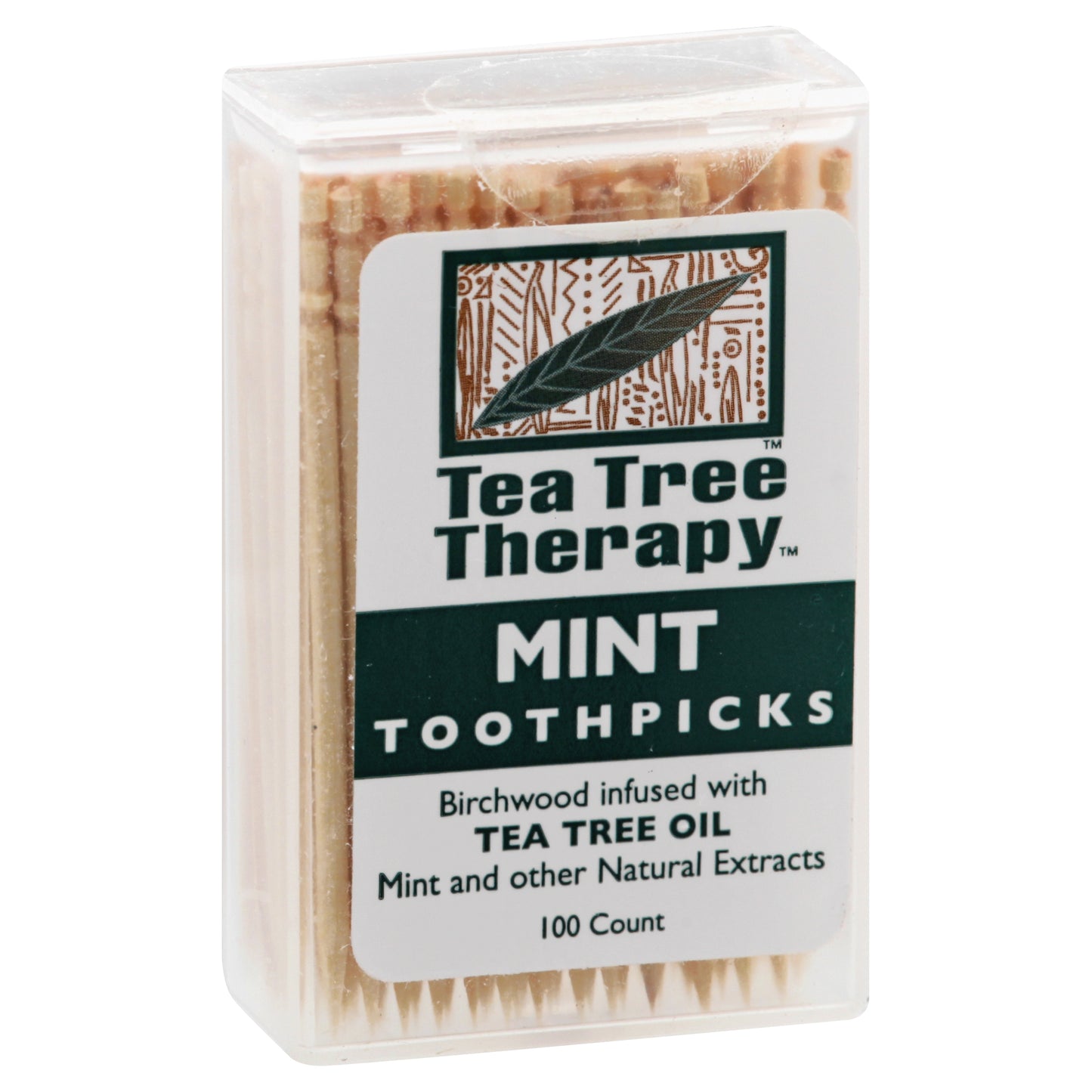 Tea Tree Therapy Mint Toothpicks 100 ea