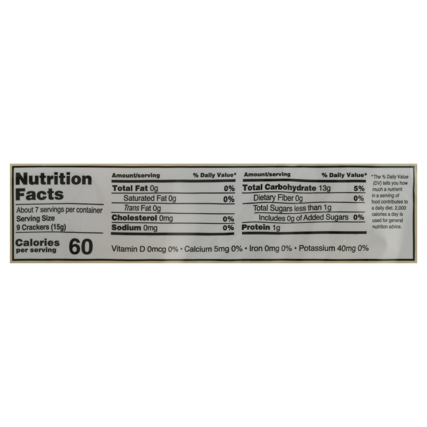 Edward & Sons Organic Unsalted Plain Brown Rice Snaps 3.5 oz Wrapper