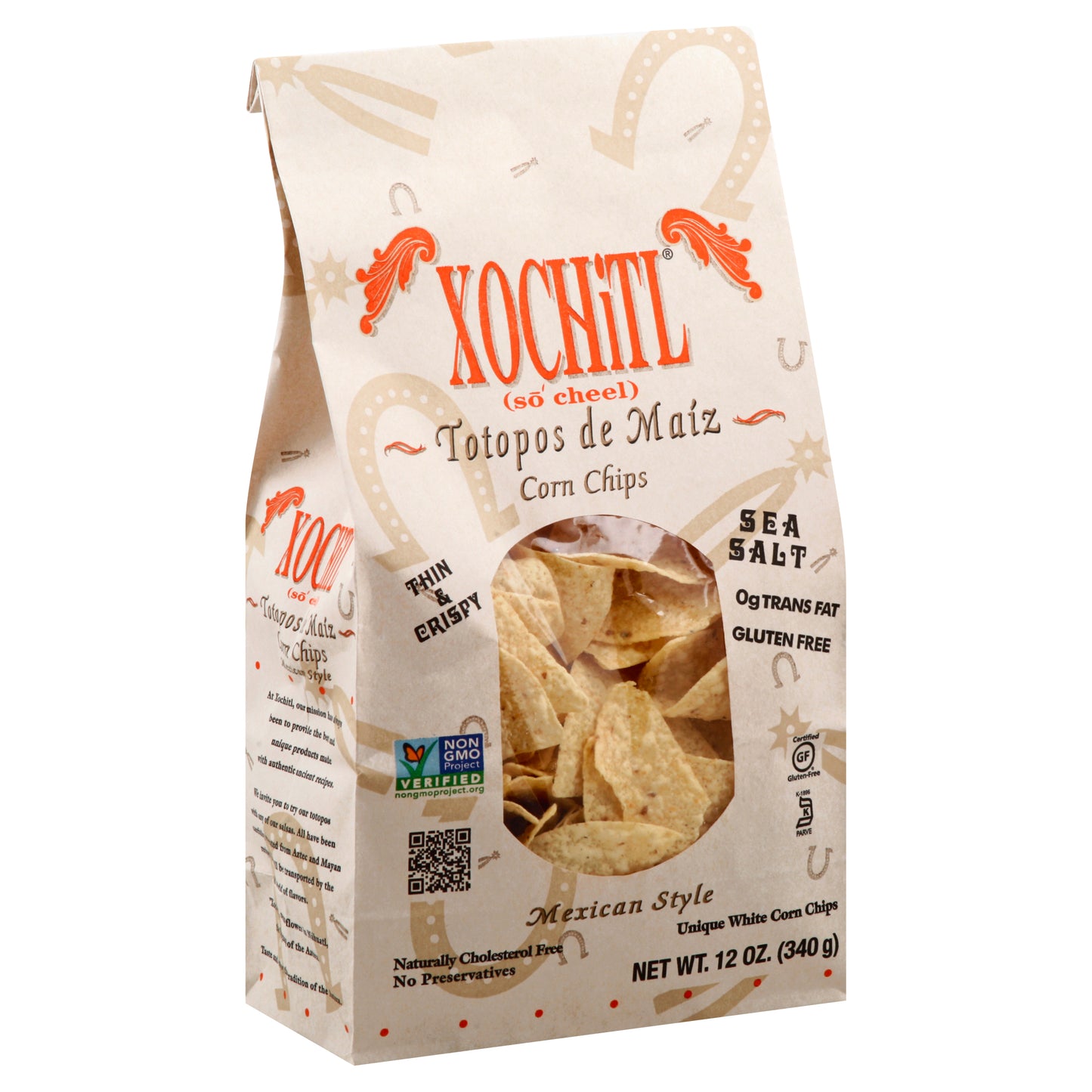 Xochitl Corn Chips 12 oz - Salted