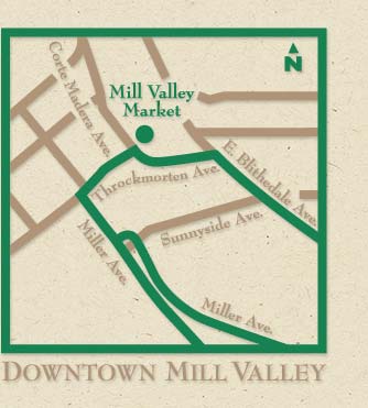 Map to Mill Valley Market