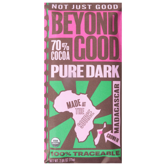 Beyond Good 70% Cocoa Pure Dark Chocolate 2.64 oz