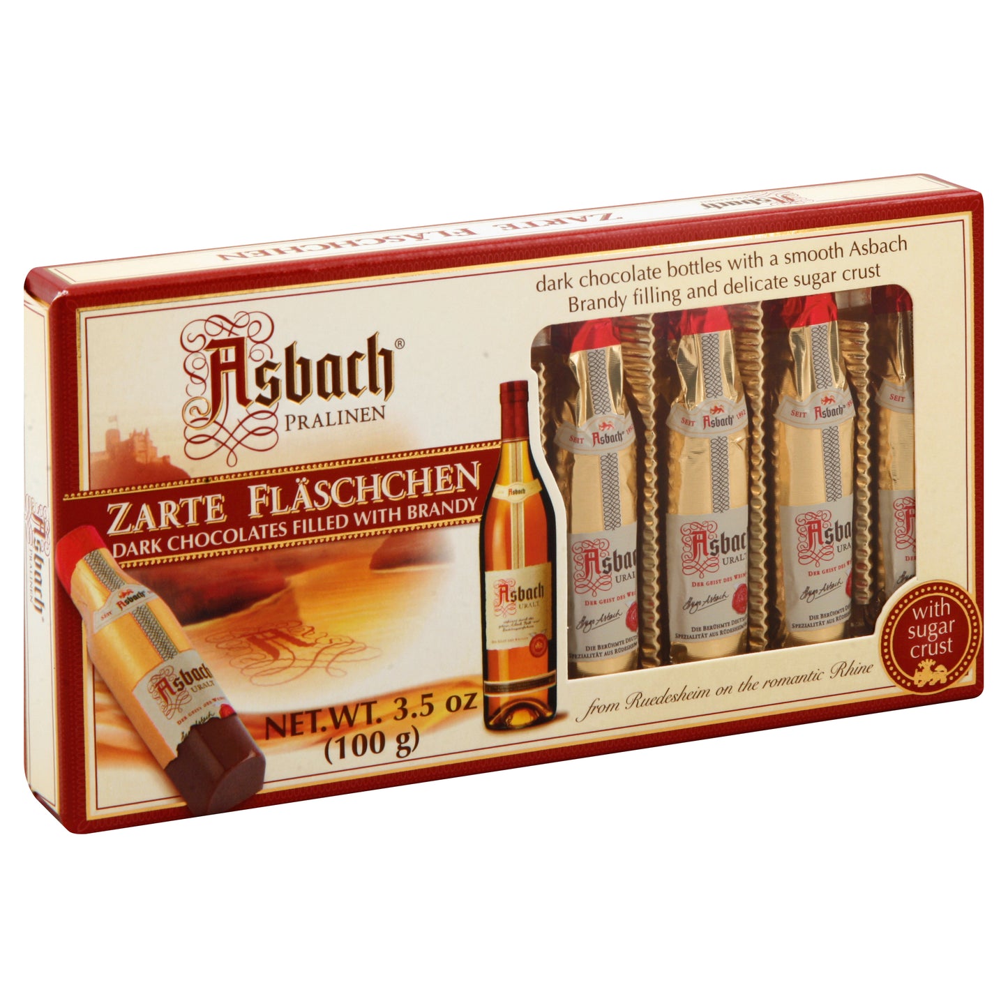 Asbach Parlinen Dark Chocolate 8 ea