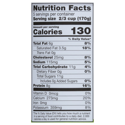 Clover Sonoma Organic Pasture Raised Whole Milk Plain Yogurt 32 oz