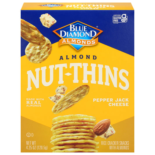 Blue Diamond Pepper Jack Cheese Almond Nut-Thins 4.25 oz