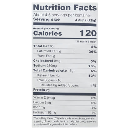 LesserEvil White Cheddar Popcorn 4.6 oz