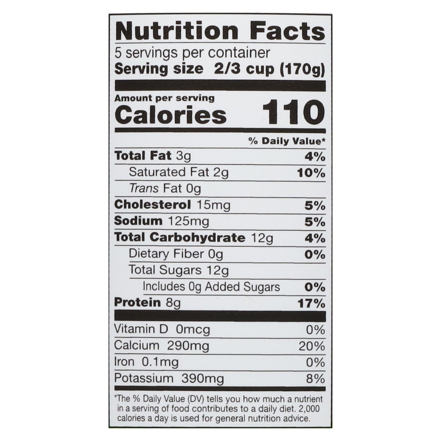 Clover Sonoma Lowfat 1.5% Milkfat Organic Plain Yogurt 32 oz