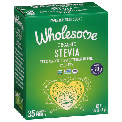 Wholesome Packets Organic Stevia 35 Packets