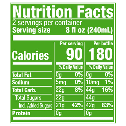 Snapple Kiwi Strawberry Juice Drink, 16 fl oz recycled plastic bottle