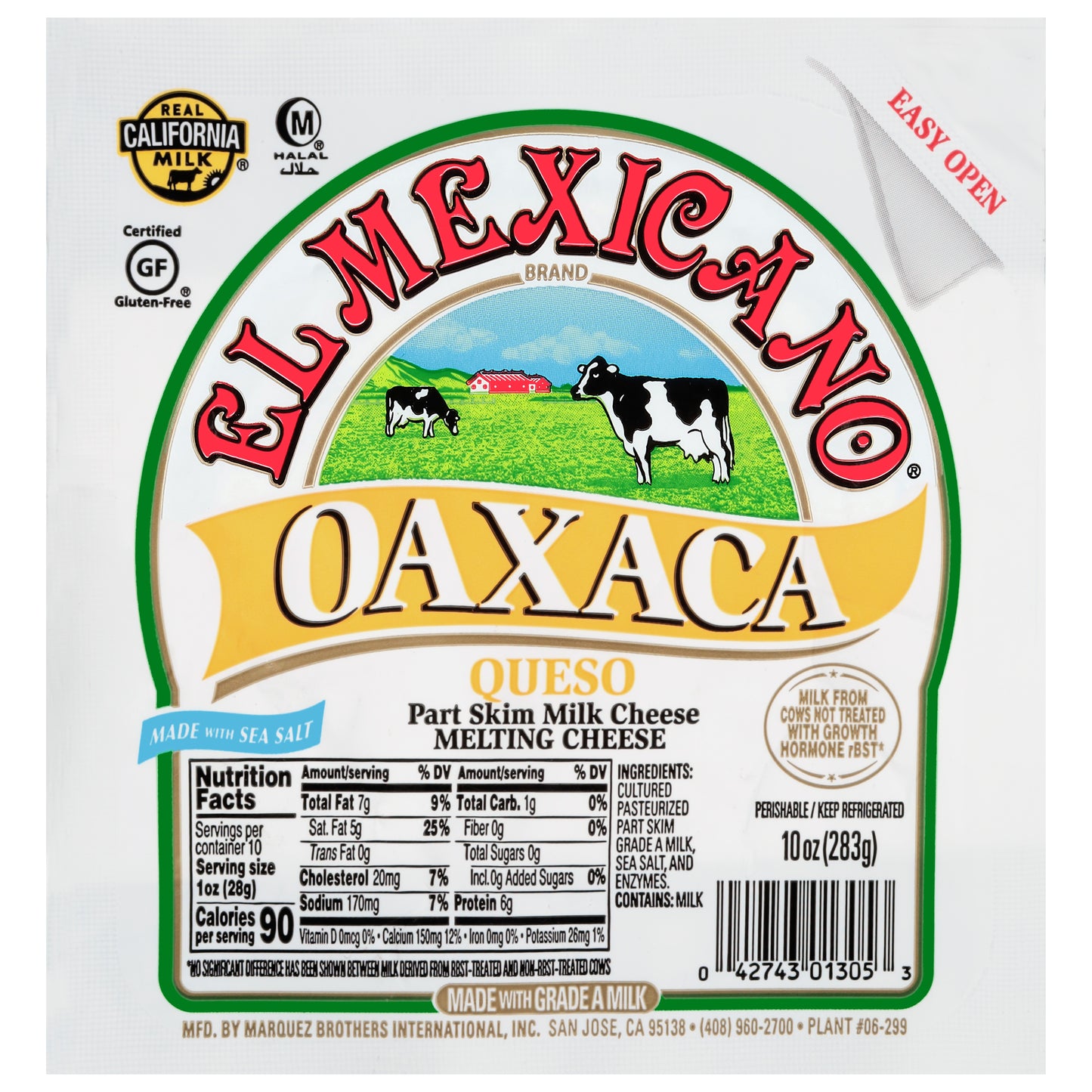 El Mexicano Oaxaca Queso 10 oz
