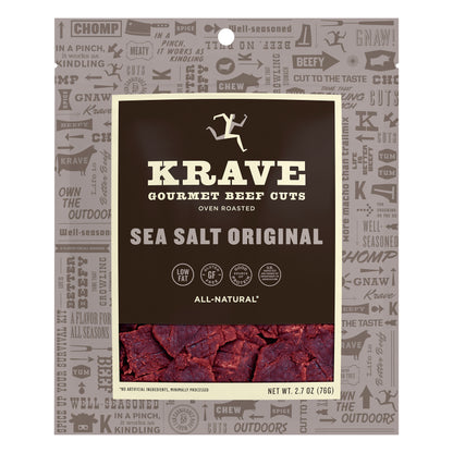 Krave Gourmet Sea Salt Original Beef Cuts 2.7 oz