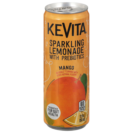 KeVita Mango Sparkling Lemonade with Prebiotics 12 fl oz