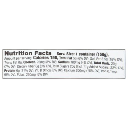 Clover Sonoma Organic Whole Milk Cream on Top Peach Yogurt 5.3 oz