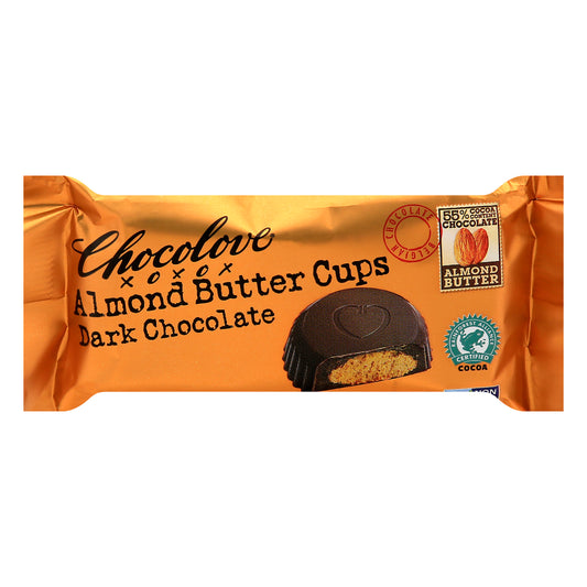Chocolove 55% Cocoa Almond Butter Cups Dark Chocolate 2 ea