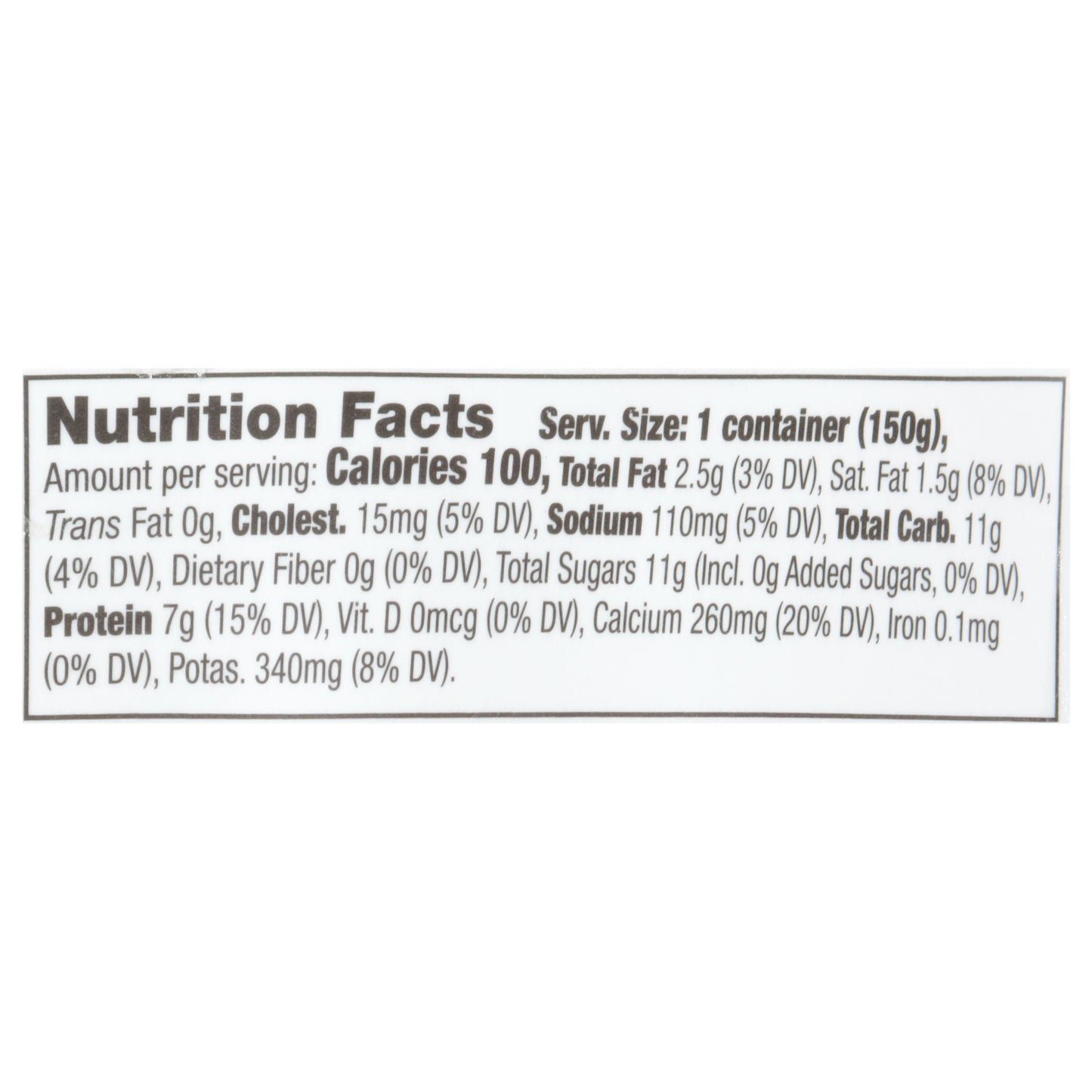 Clover Sonoma Organic Lowfat Plain Yogurt 5.3 oz