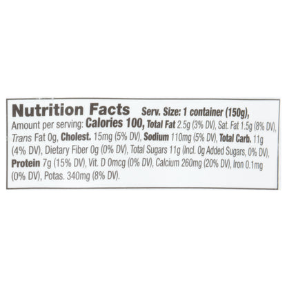 Clover Sonoma Organic Lowfat Plain Yogurt 5.3 oz