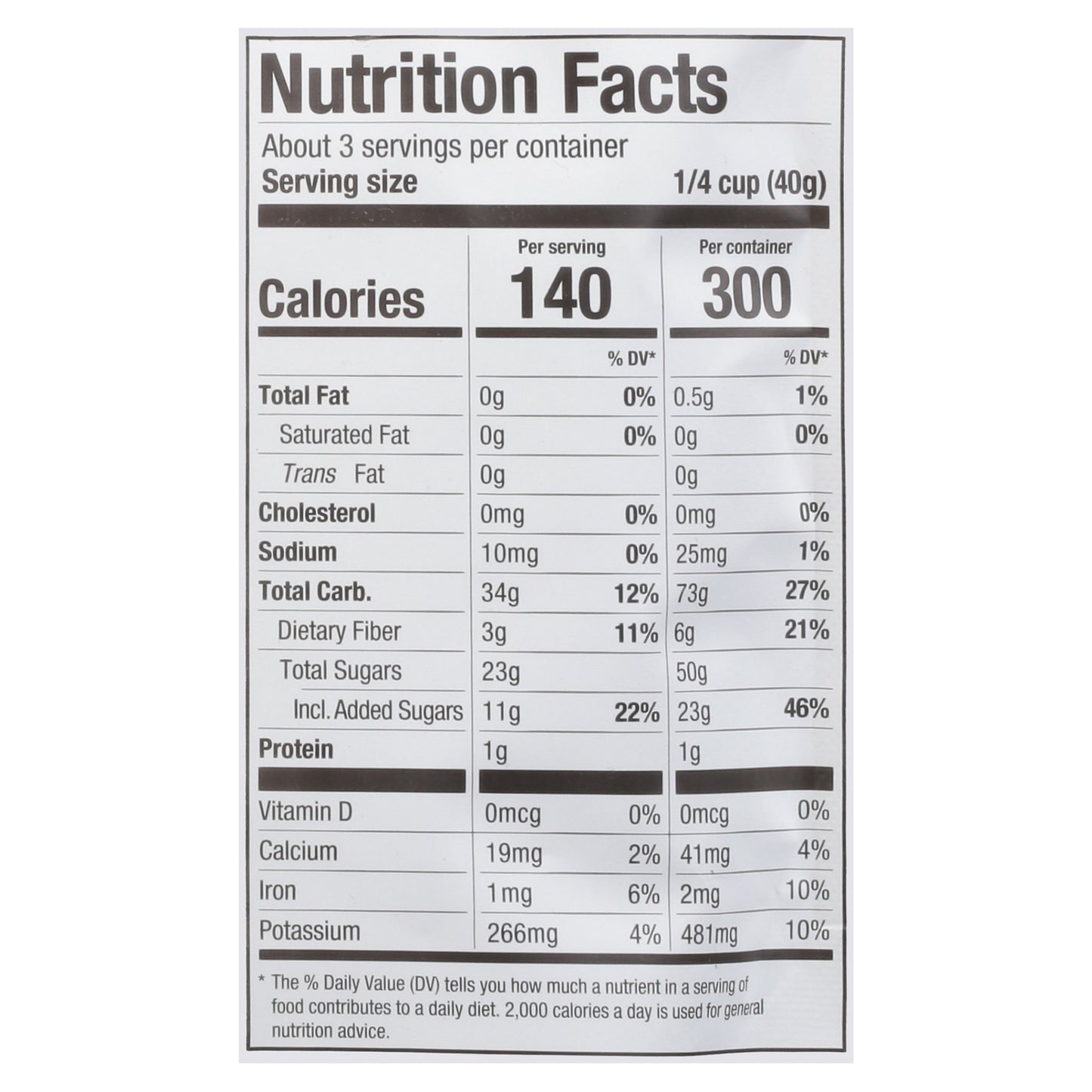 Patience Fruit & Co Whole Organic Wild Blueberries 3 oz