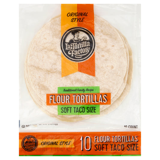 La Tortilla Factory Tortillas 10 ea - Soft Taco