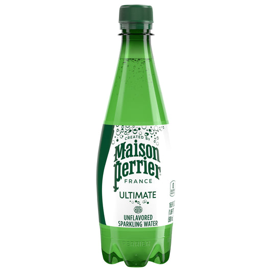 Maison Perrier Ultimate Sparkling Water, 16.9 FL OZ Plastic Water Bottle