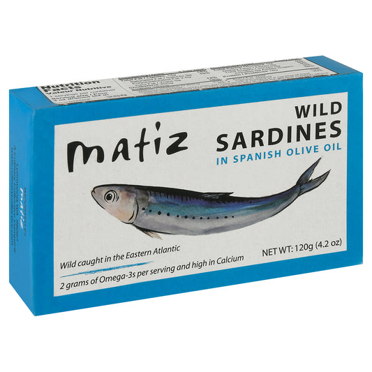 Matiz Wild Sardines in Spanish Olive Oil 4.2 oz